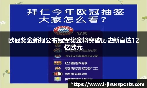 欧冠奖金新规公布冠军奖金将突破历史新高达12亿欧元
